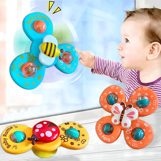 Baby Rattle Spinning Top Toys For Toddlers - Madina Gift