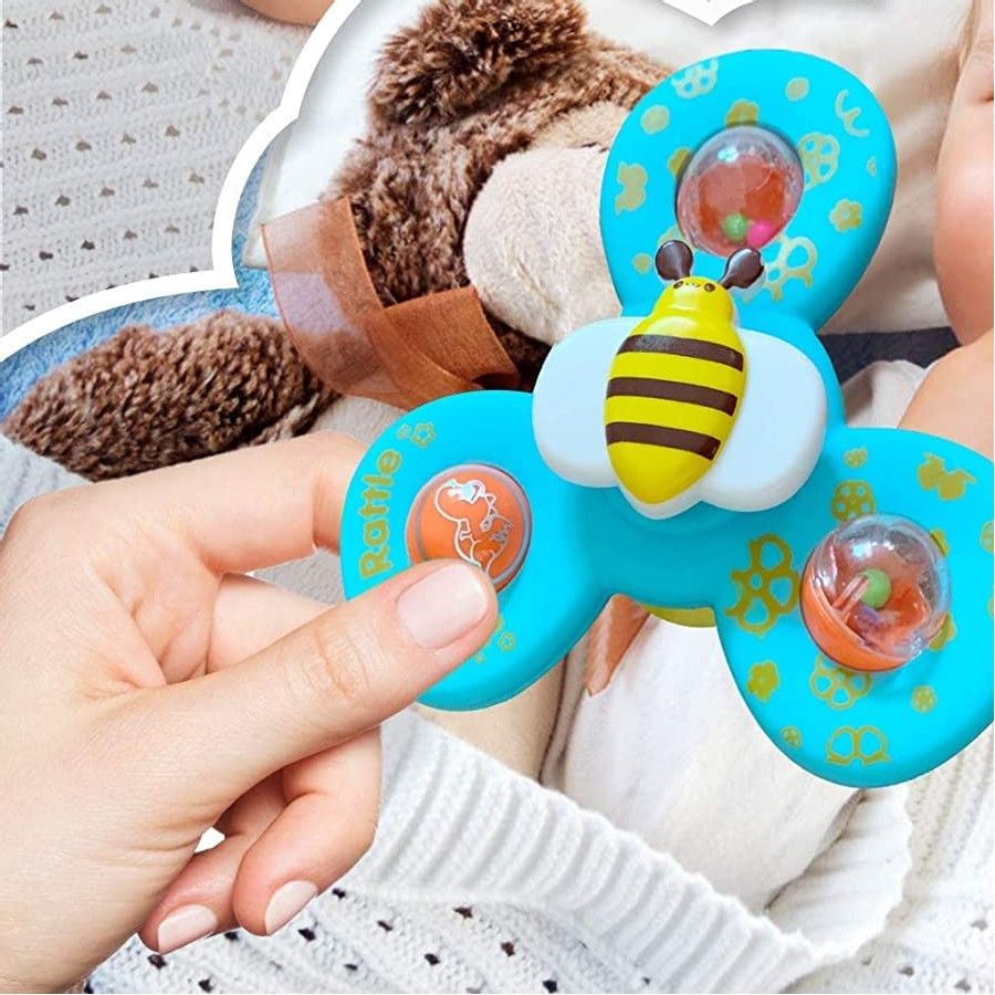 Baby Rattle Spinning Top Toys For Toddlers - Madina Gift