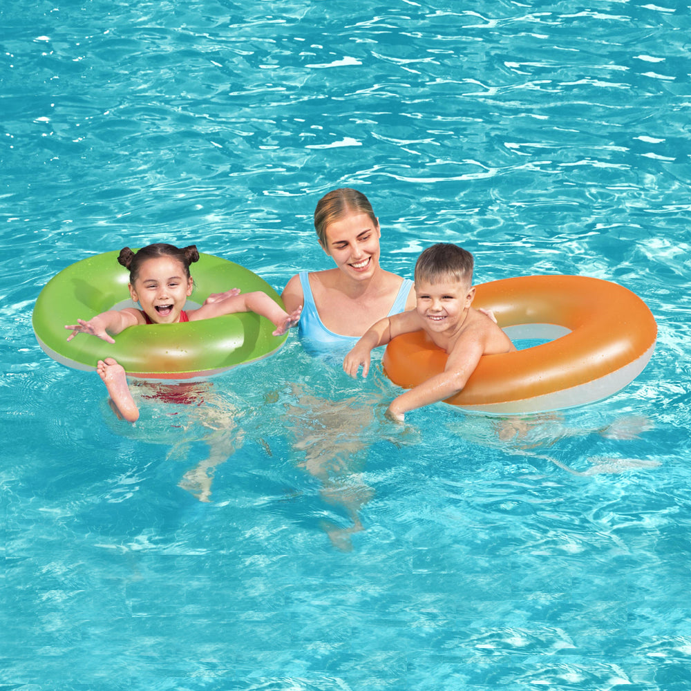 Bestway Frosted Neon Swim Ring - 76 CM 36024. Madina Gift www.madinagift.pk