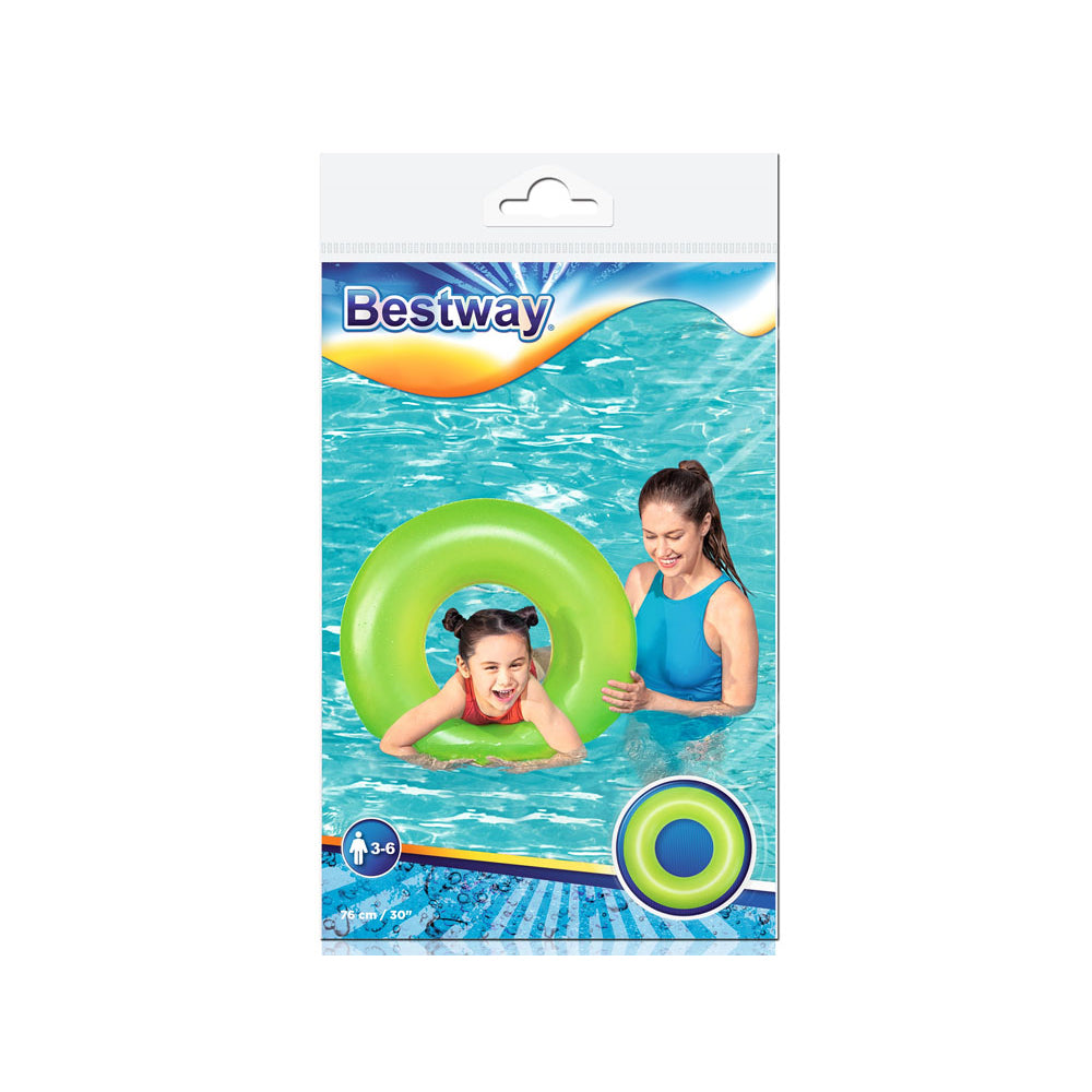 Bestway Frosted Neon Swim Ring - 76 CM 36024. Madina Gift - www.madinagift.pk
