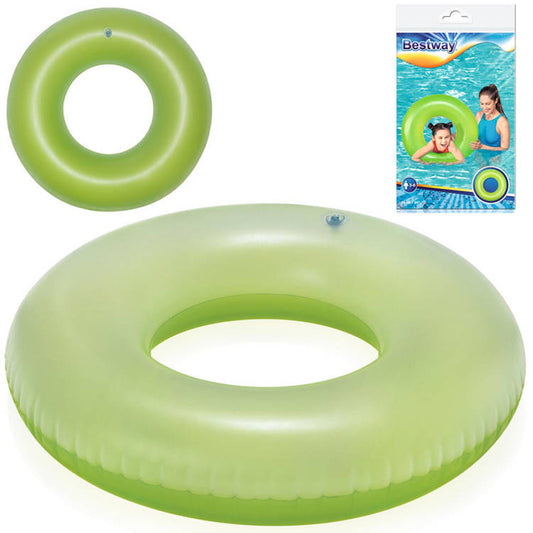 Bestway Frosted Neon Swim Ring - 76 CM 36024. Madina Gift - www.madinagift.pk