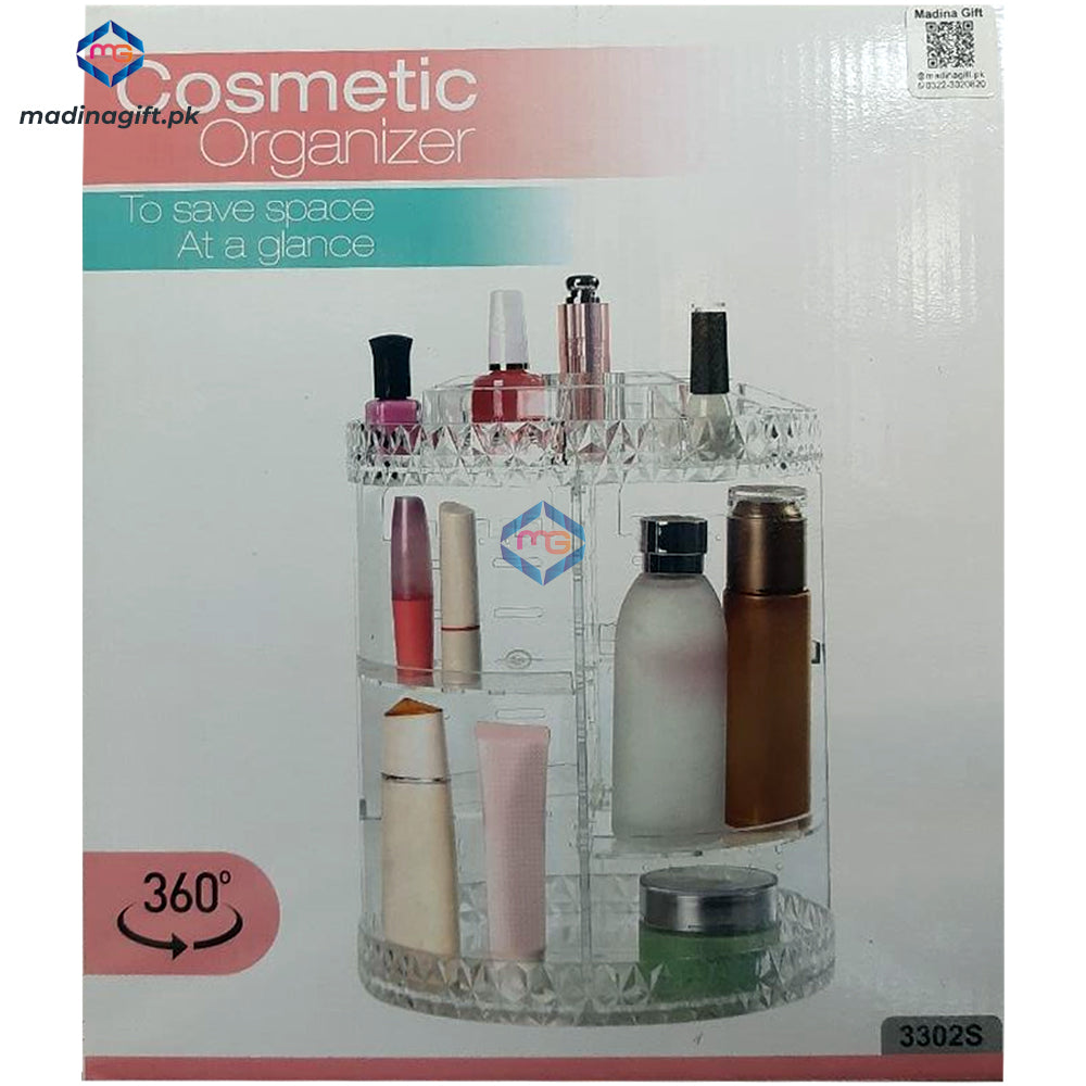 360 Rotation Cosmetic Organizer - 3302S - Madina Gift