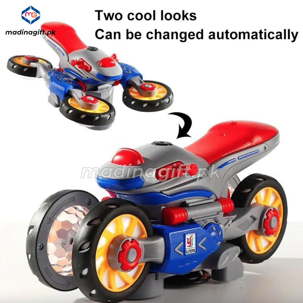 360 Rotating Stunt Bike - YJ3886 - Madina Gift