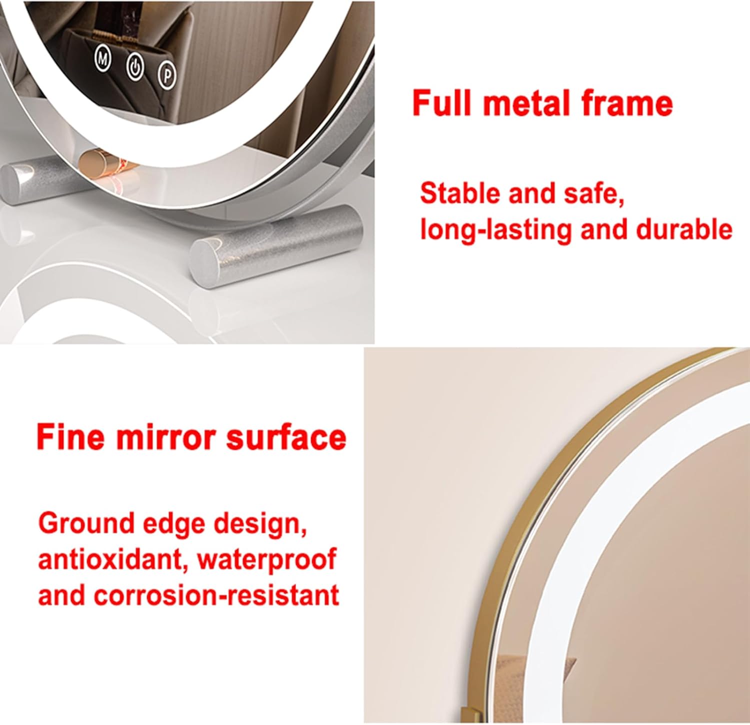 360° Rotating Dressing Table Vanity Mirror - Madina Gift