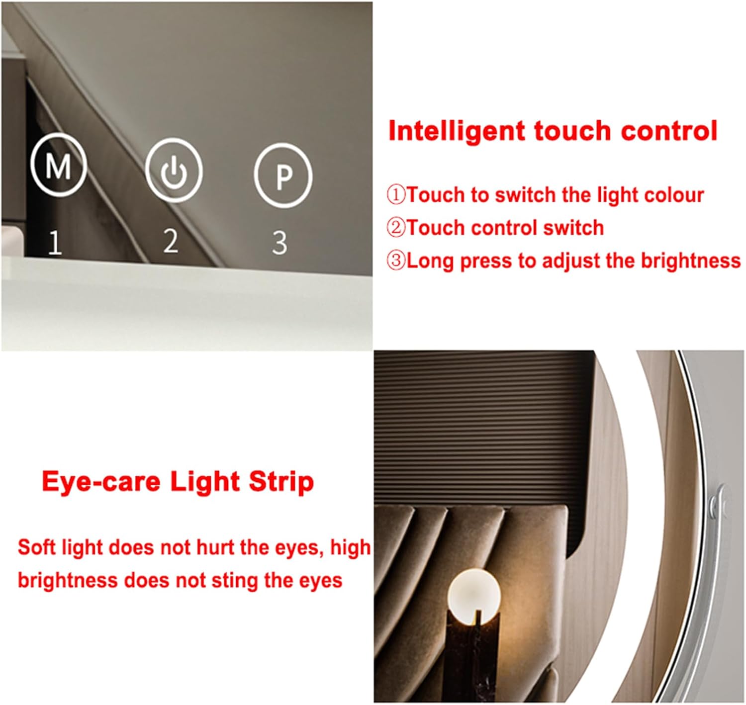 360° Rotating Dressing Table Vanity Mirror - Madina Gift