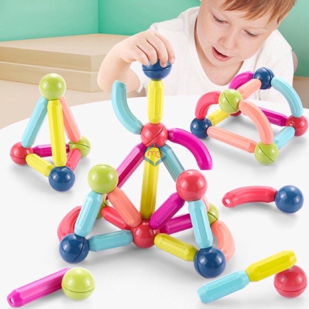 36 PCS Magnetic Building Bar Blocks - 096F1 - Madina Gift