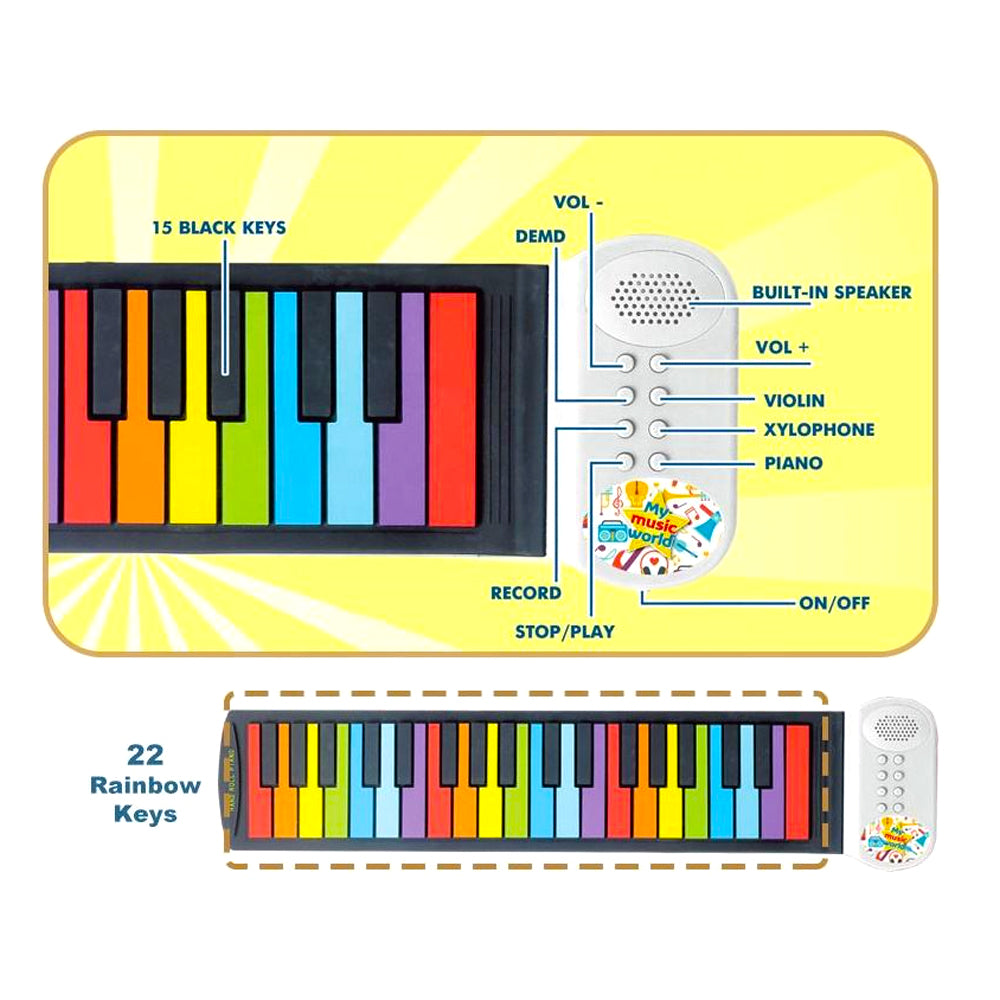 37 Key Roll Up Portable Piano MY025-AM Online in Pakistan For Kids Madina Gift