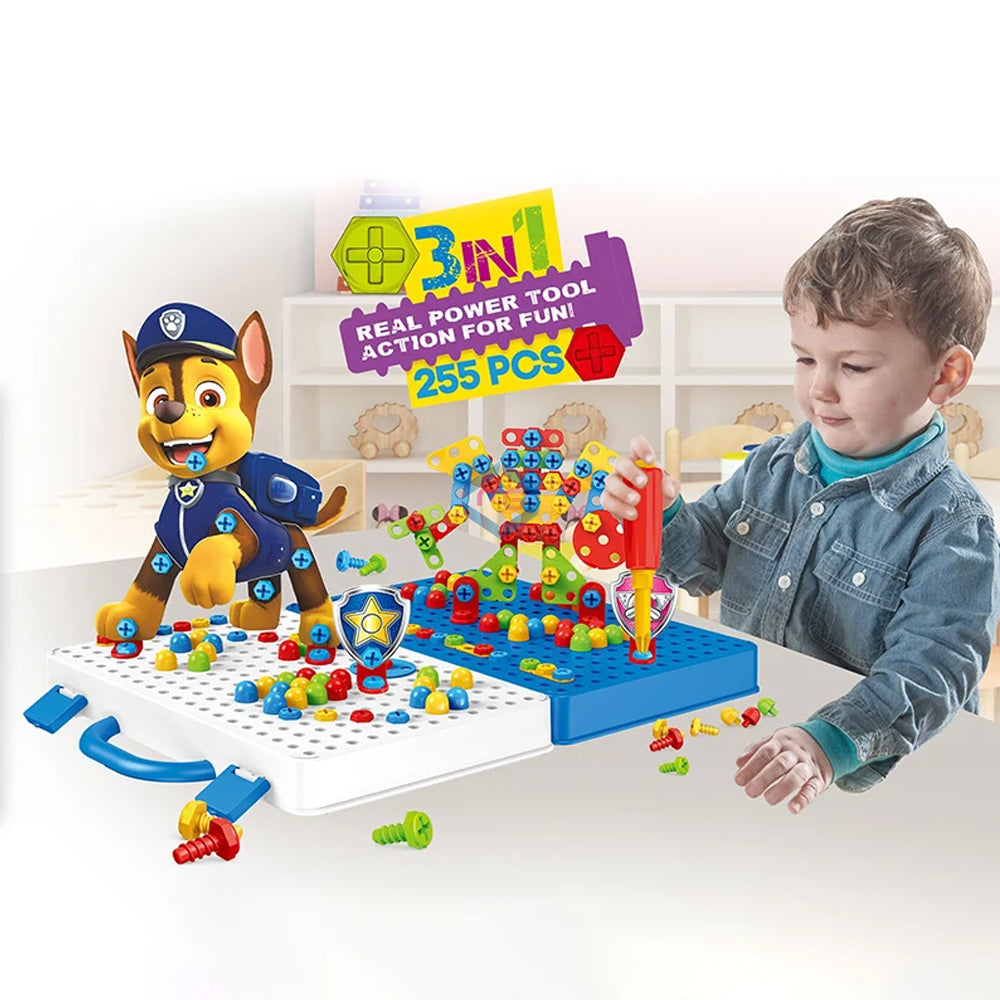 Paw Patrol Puzzle Panel DIY Assembly Play Set - 2031 - Madina Gift