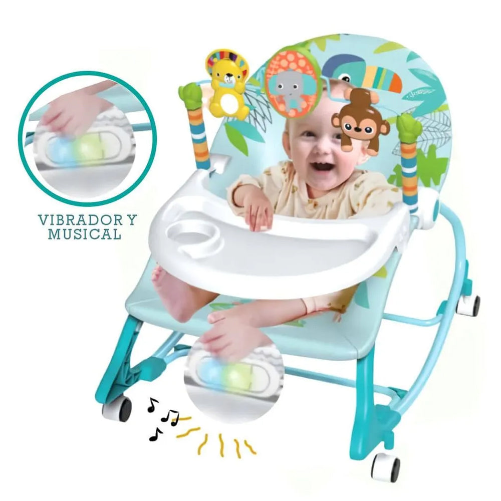 3in1 Multi-functional Baby Dining Plate Chair 3689-B - Madina Gift