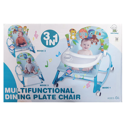 3in1 Multi-functional Baby Dining Plate Chair 3689-B - Madina Gift
