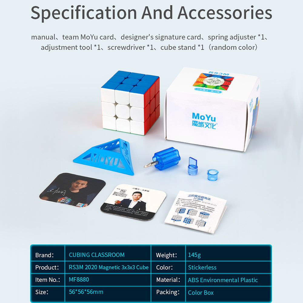 Moyu RS3M 2020 3x3x3 Magnetic Cube Online in Karachi Pakistan Madina Gift