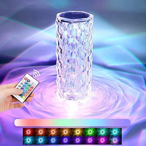 Crystal 16 Color Changing Lamp - Madina Gift