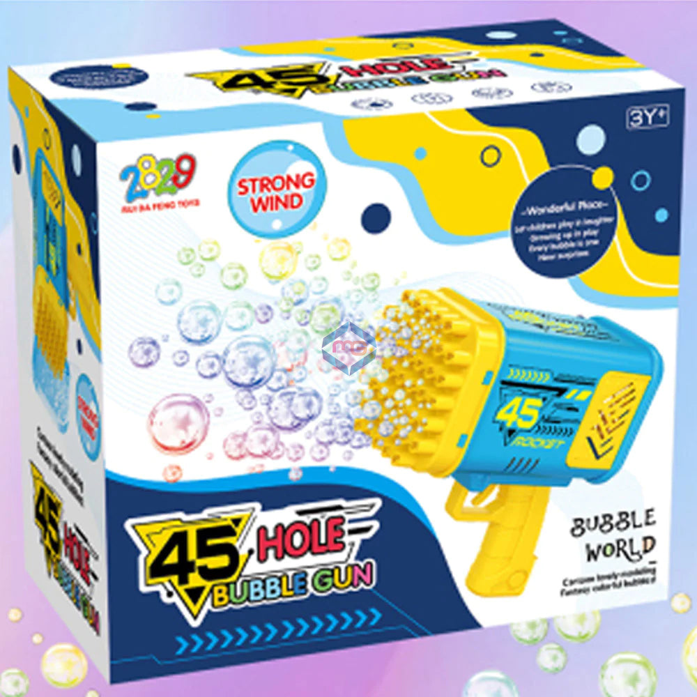 45 Holes Electric Bubbles Machine Gun - 2022-14A - Madina Gift