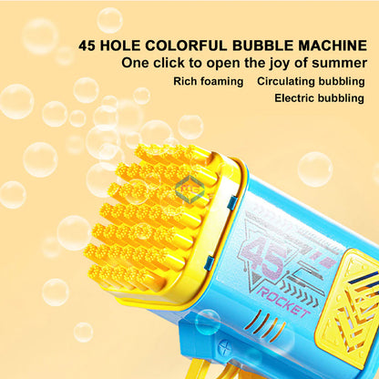 45 Holes Electric Bubbles Machine Gun - 2022-14A - Madina Gift
