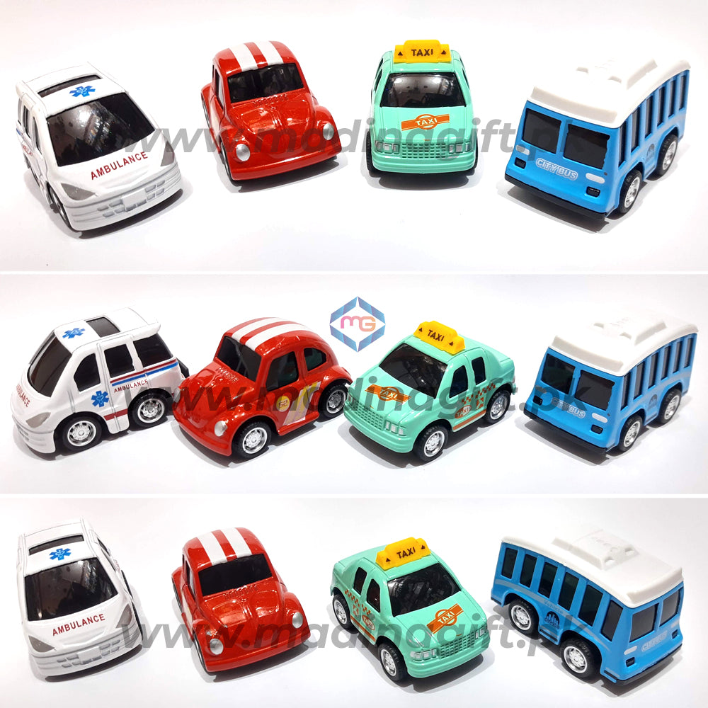 Die Cast 4 Pcs Vehicle Set - R1018