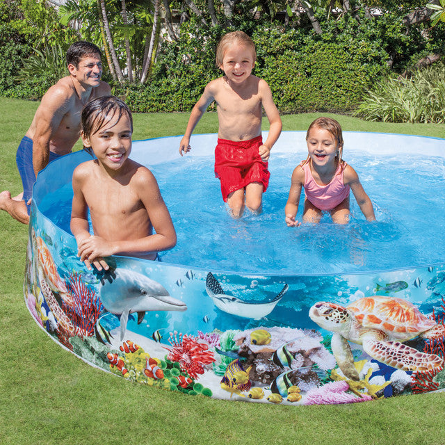 58472 Intex Snapset Fun at the Beach Kiddie Pool  Madina Gift