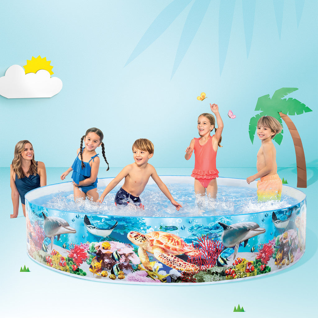 58472 Intex Snapset Fun at the Beach Kiddie Pool  Madina Gift