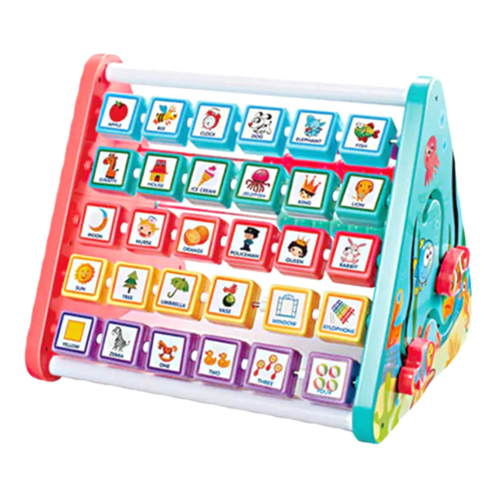 Abacus 5 in 1 Multifunction Learning Activity Shelf  N3283-1 Madina Gift