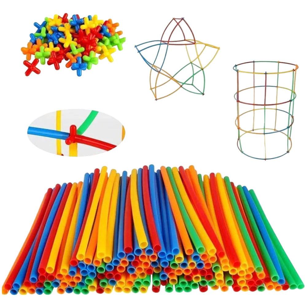 HCBuilding Straws 400 Pieces Building Sticks Online in Karachi Pakistan Madina Gift