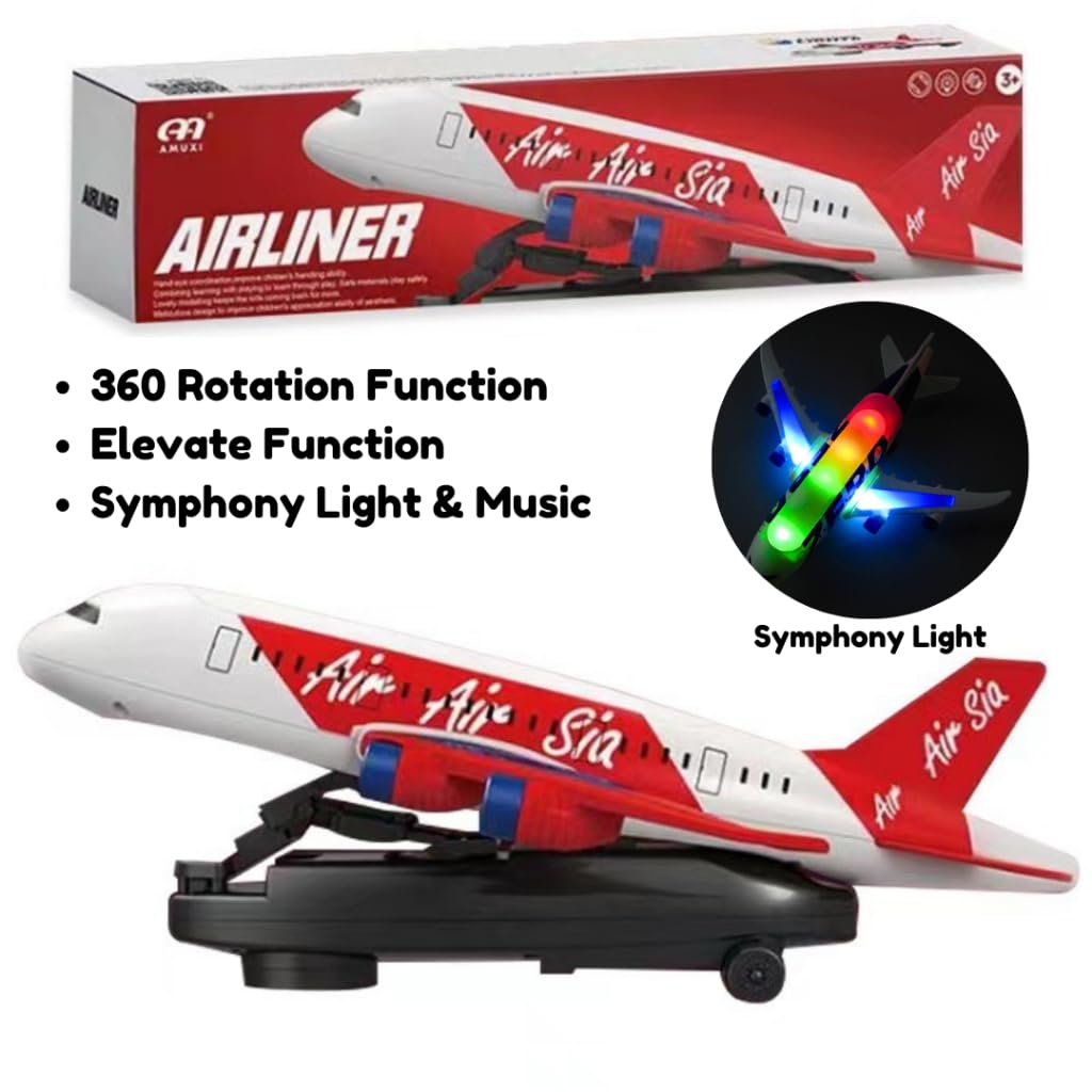 Airliner Aircraft Airplane Airbus With Light & Sound