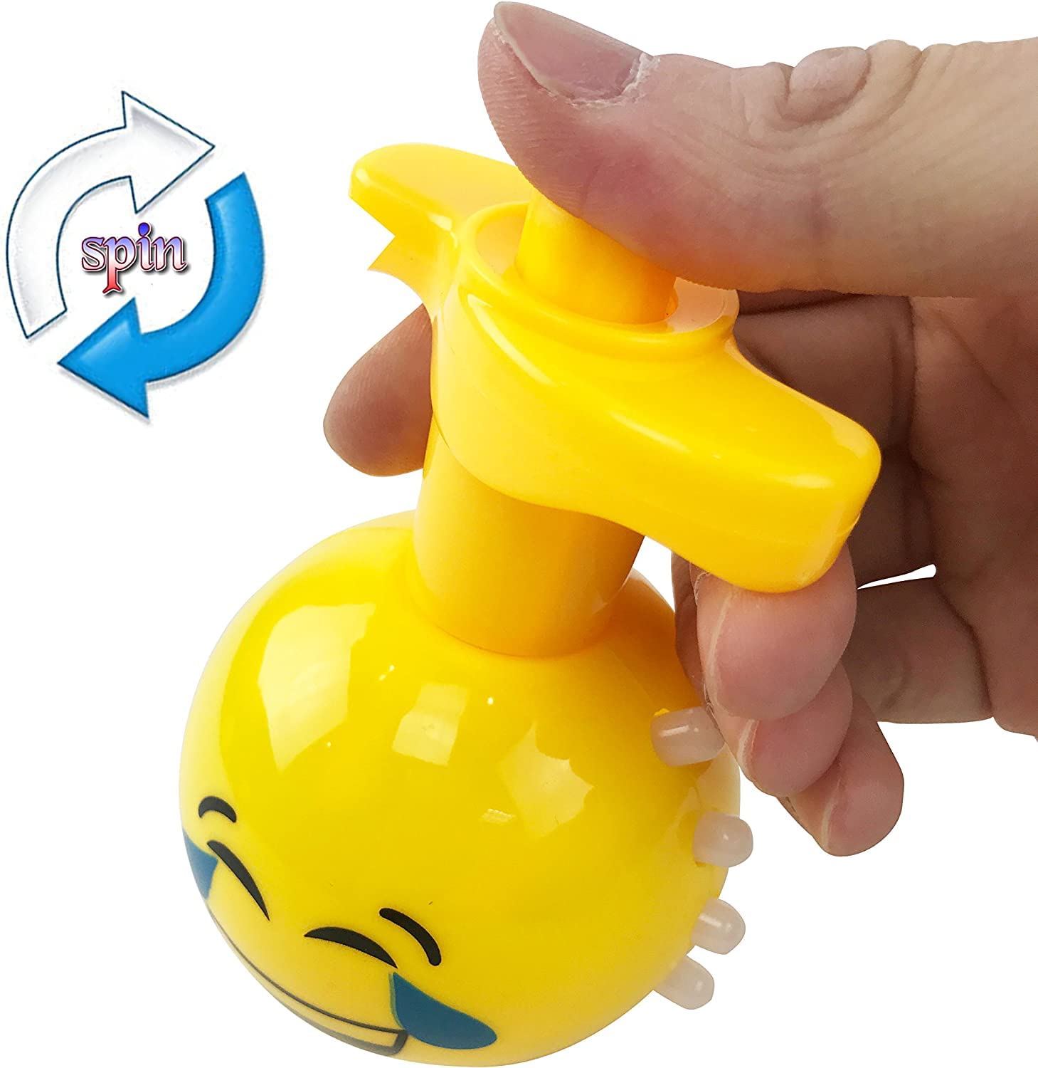 Spinning Top LED Light Up Rotary Desktop Gyro Top - Madina Gift