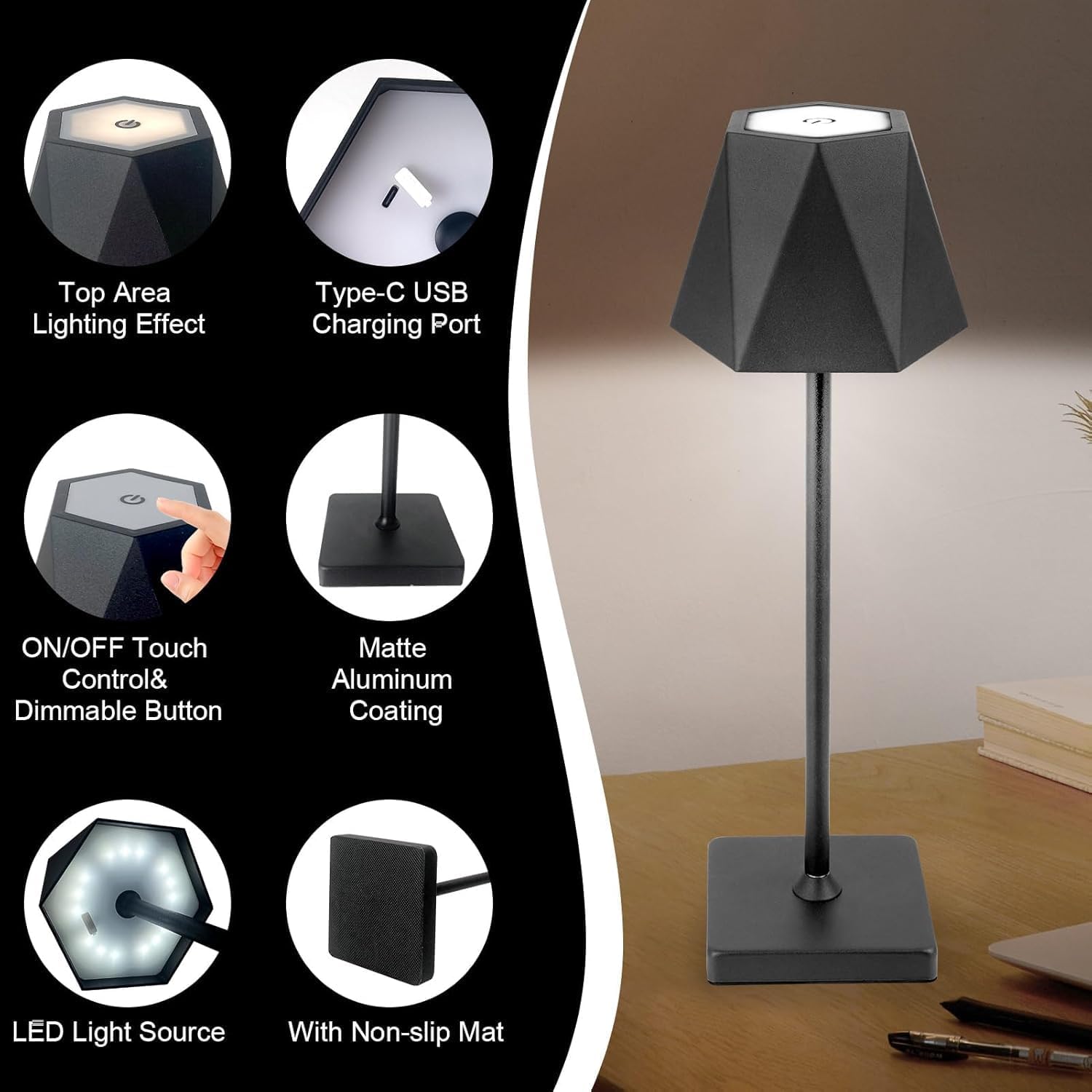 Modern Touch LED Desk Lamp