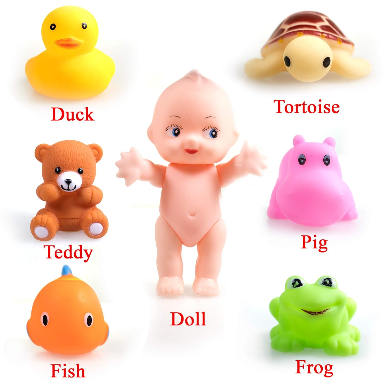 Funny Bath Set Colorful Chu Chu - Madina Gift