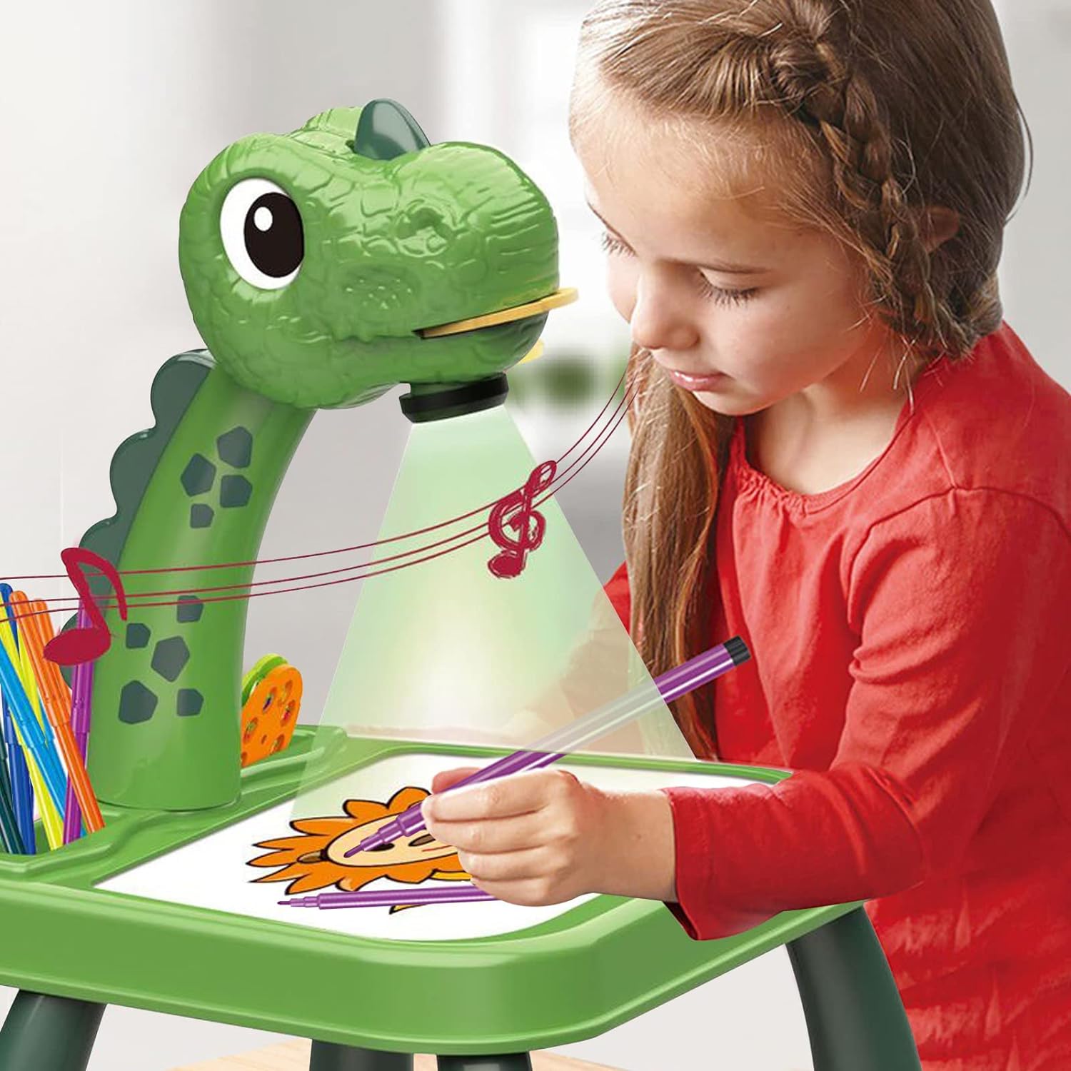 Dino Projection Painting Table - 318A - Madina Gift