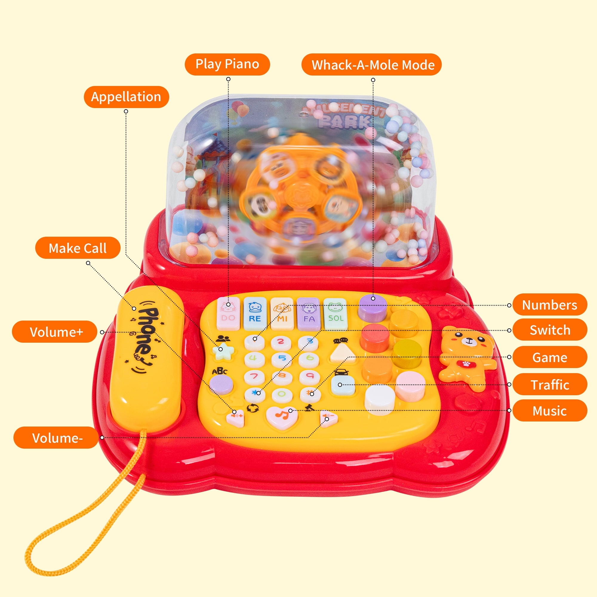 Multifunctional Telephone Piano