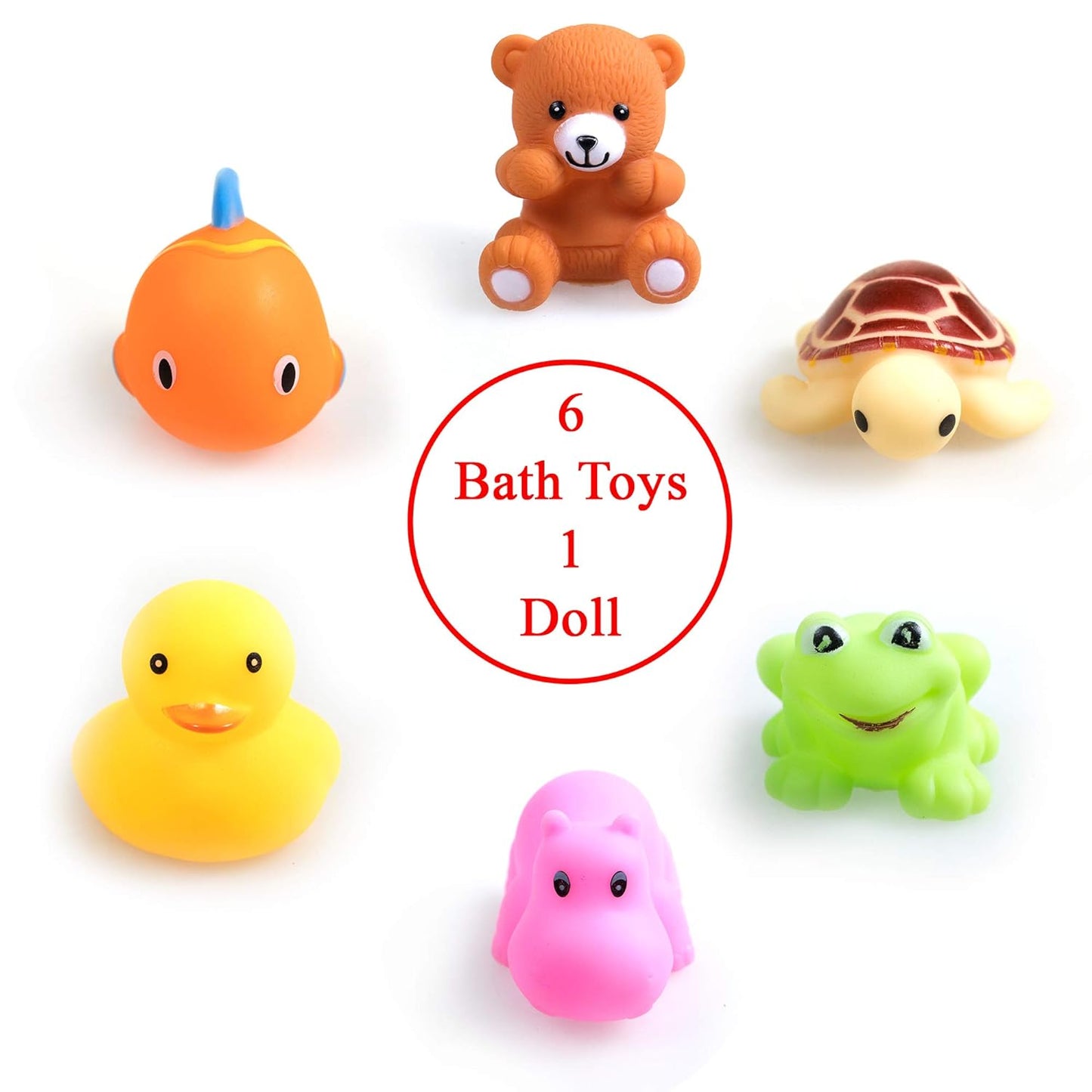 Funny Bath Set Colorful Chu Chu - Madina Gift