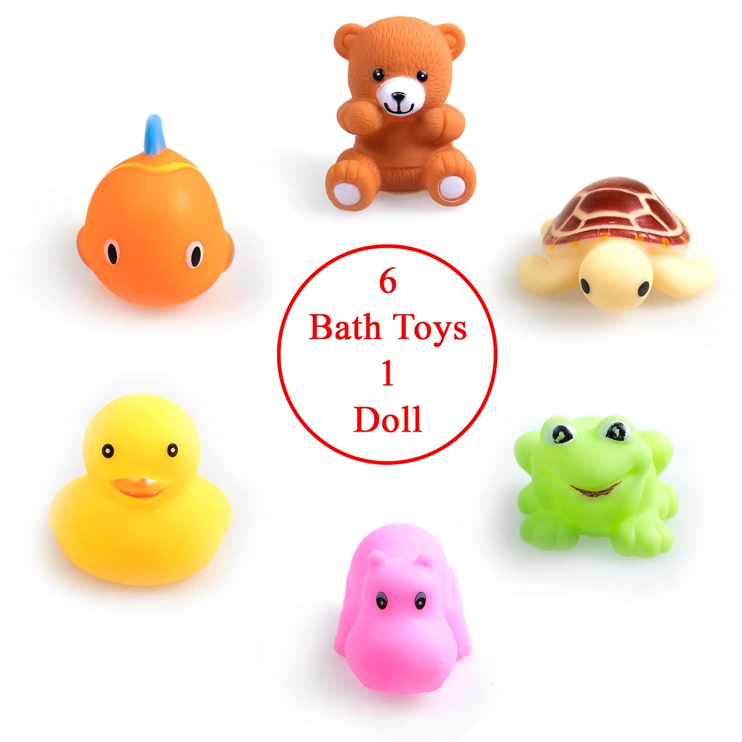 Funny Bath Set Colorful Chu Chu - Madina Gift