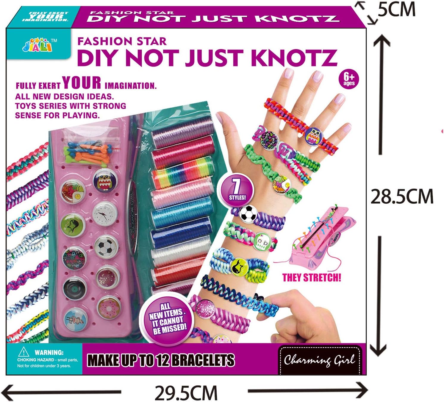 Friendship Bracelets Making Kit 868-28 Madina Gift