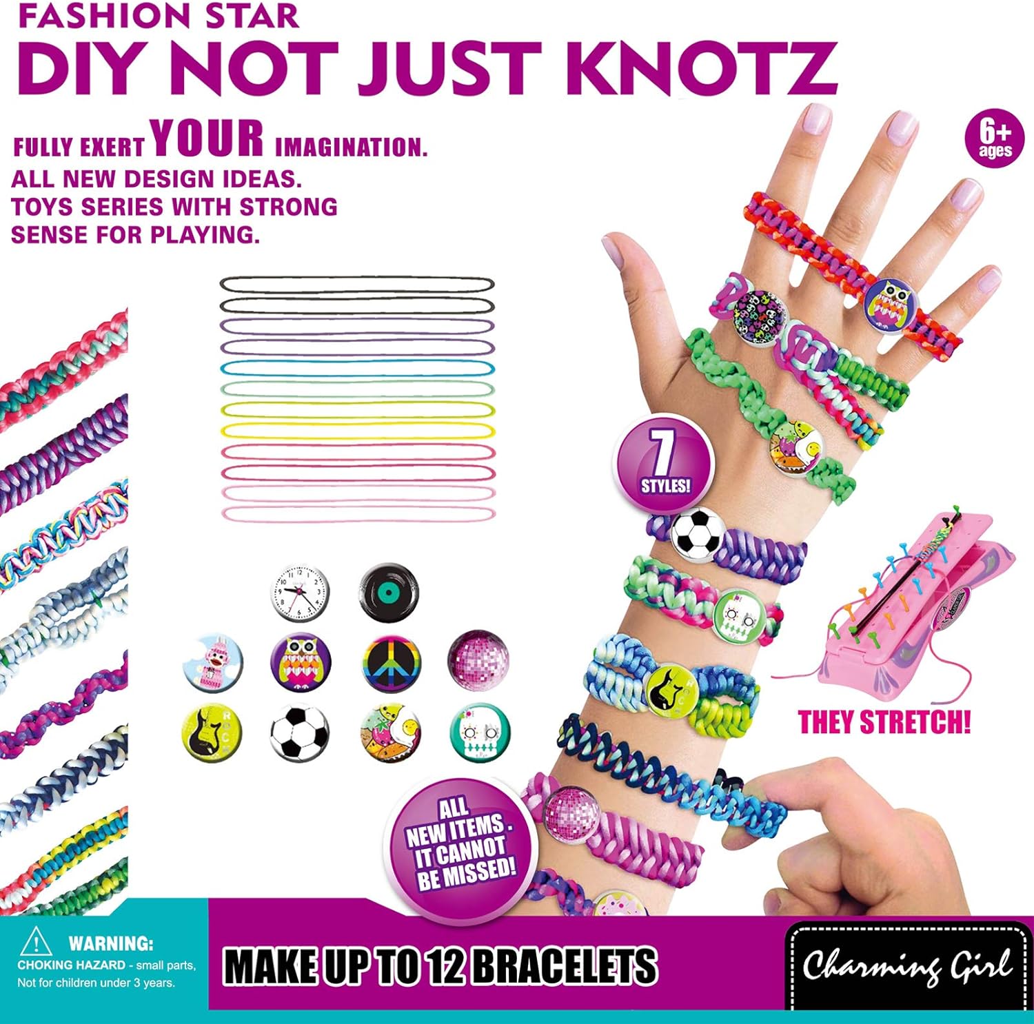 Friendship Bracelets Making Kit 868-28 Madina Gift