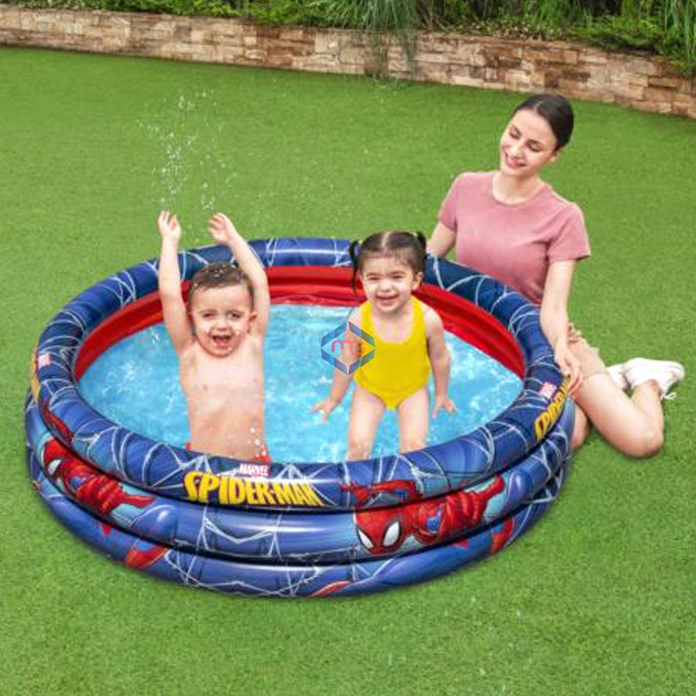 Bestway Spider Man 3 Rings Pool - 98018 - Madina Gift