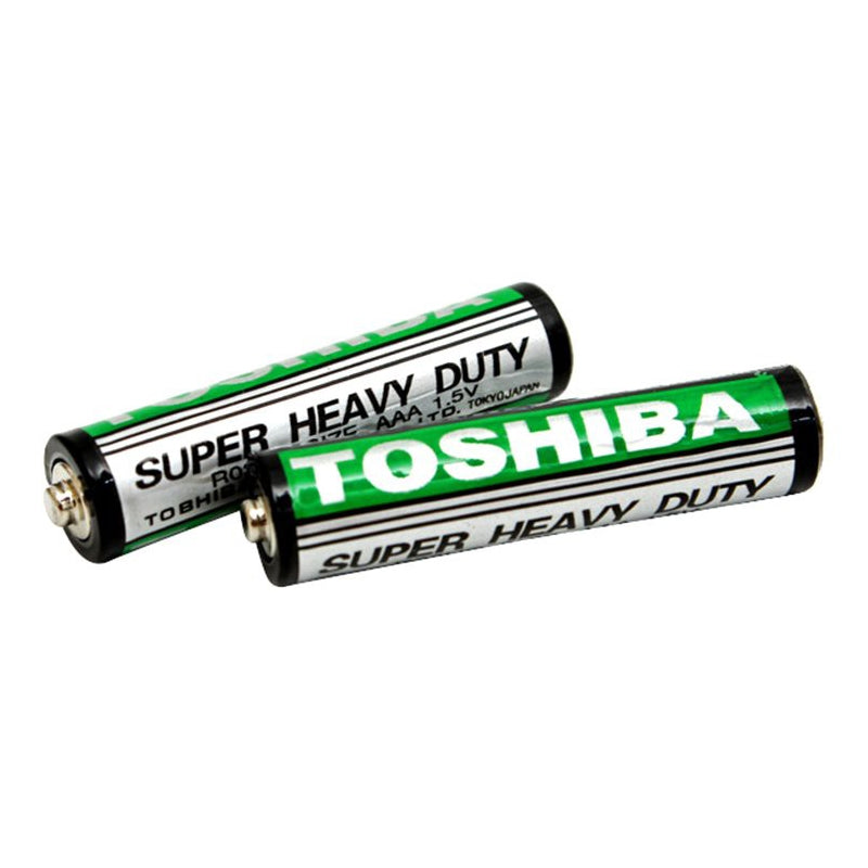 Toshiba AAA R03UG x 2 Super Heavy Duty Batteries