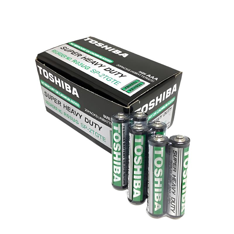 Toshiba AAA R03UG x 2 Super Heavy Duty Batteries