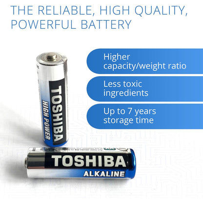 Toshiba AA LR06 x 2 Alkaline Batteries