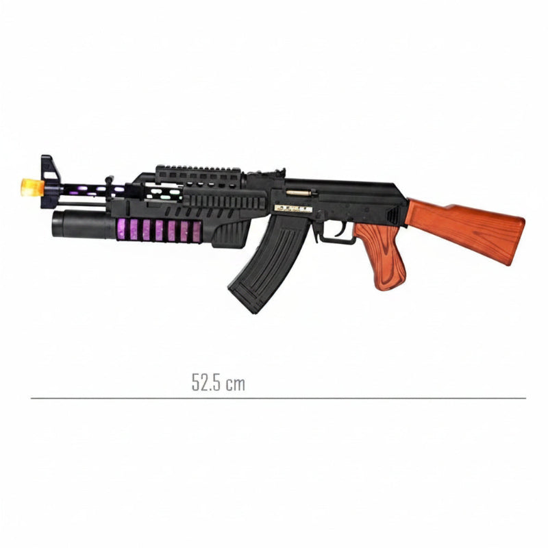 AK-74 Action Toy Gun with Light & Sound for Kids Buy Online in Pakistan Madina Gift