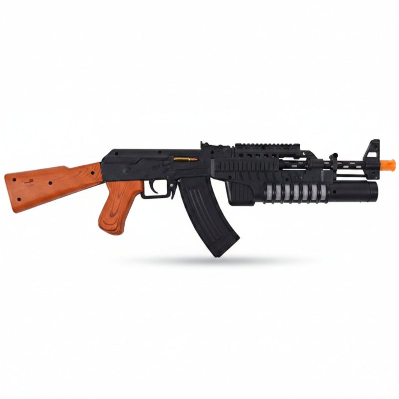 AK-74 Action Toy Gun with Light & Sound for Kids Buy Online in Pakistan Madina Gift