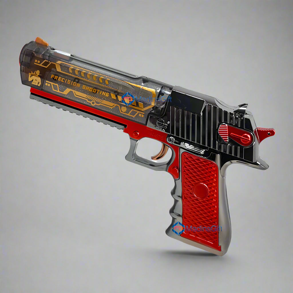 FENGFA TOYS AK-338 Acousto-Optic Gun with Lights, Sounds & Smoke Madina Gift