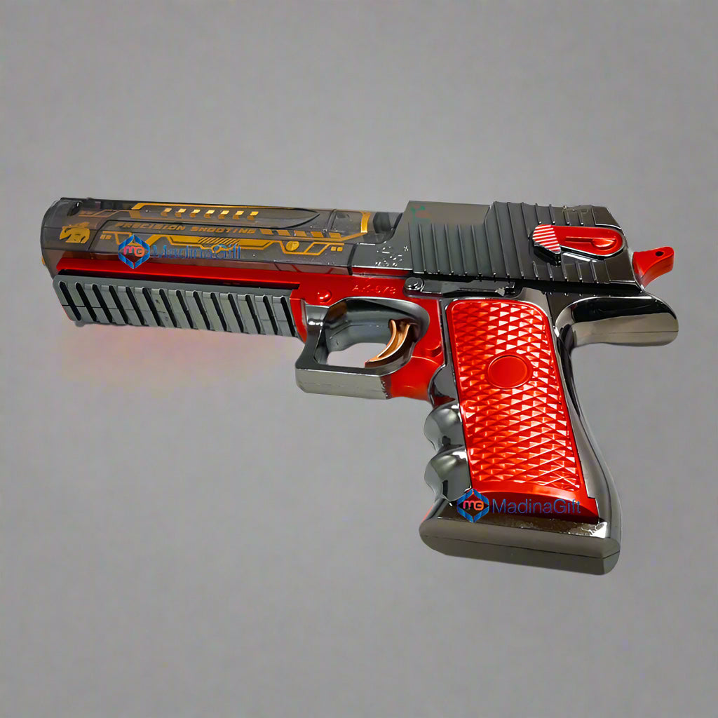 FENGFA TOYS AK-338 Acousto-Optic Gun with Lights, Sounds & Smoke Madina Gift