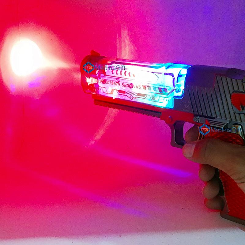 FENGFA TOYS AK-338 Acousto-Optic Gun with Lights, Sounds & Smoke Madina Gift