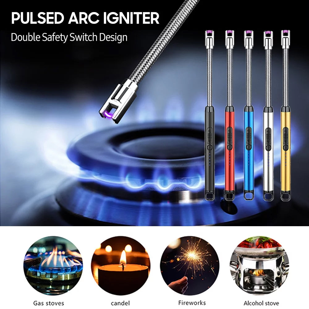 Intelligent Pulse Igniter USB Charging BBQ ARC Lighter - Madina Gift - www.madinagit.pk