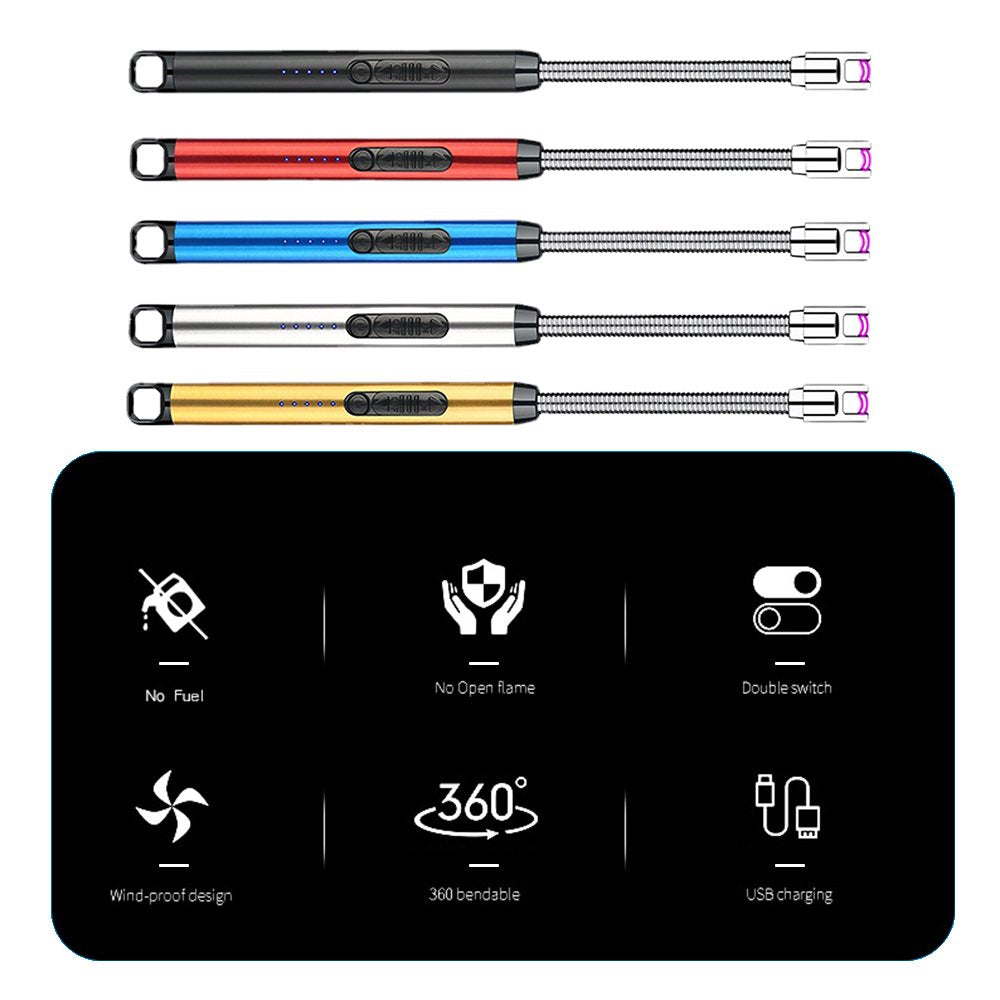 Intelligent Pulse Igniter USB Charging BBQ ARC Lighter - Madina Gift - www.madinagit.pk