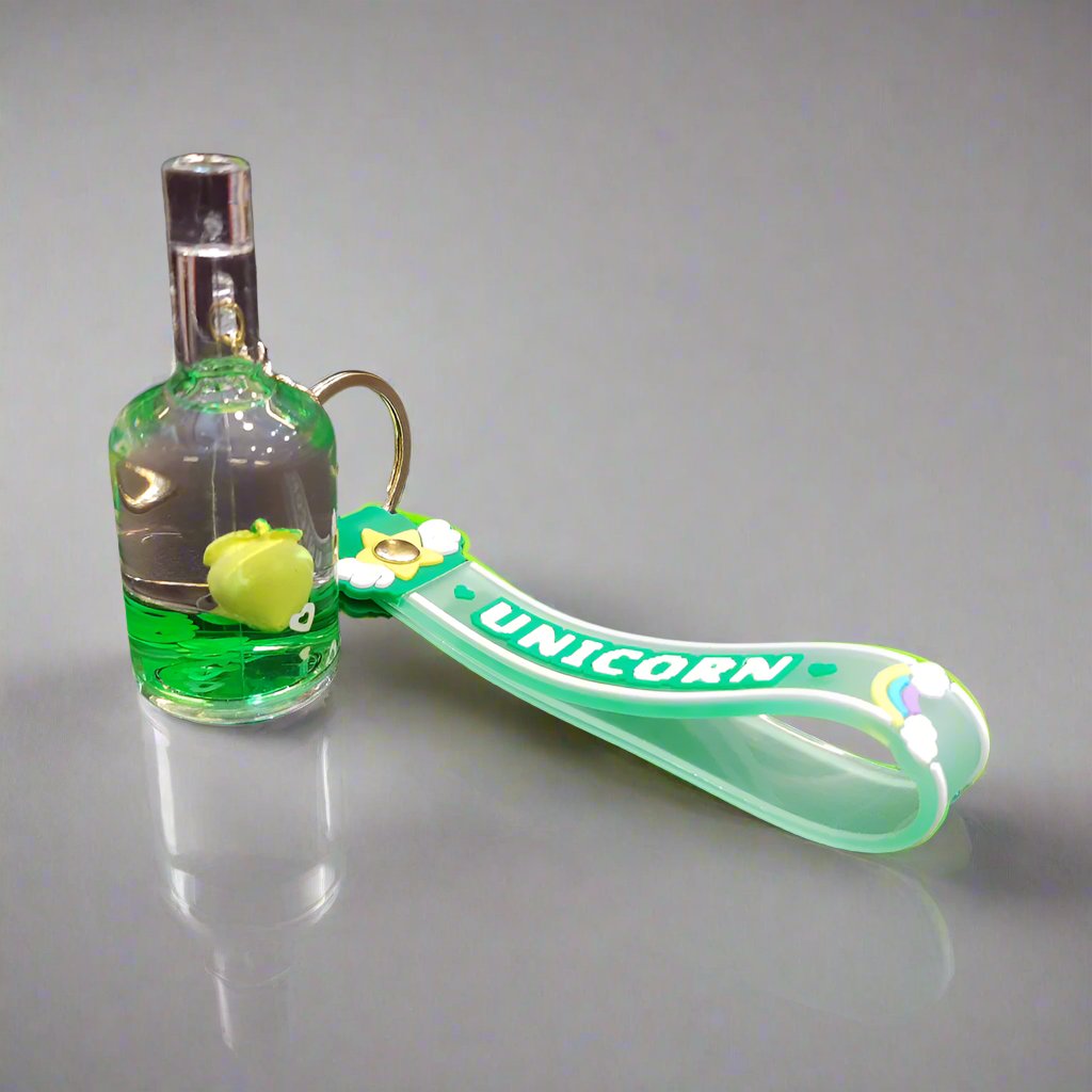 Acrylic Crystal Bottle Keychains - Madina Gift