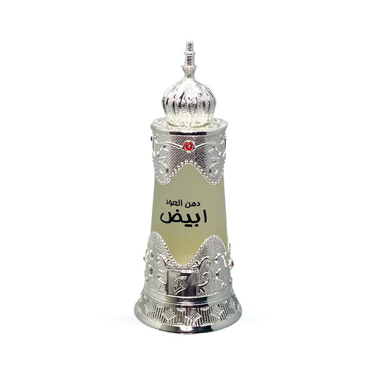 Afnan Dehn Al Oudh Abiyad Concentrated Perfume Oil Attar Madina Gift