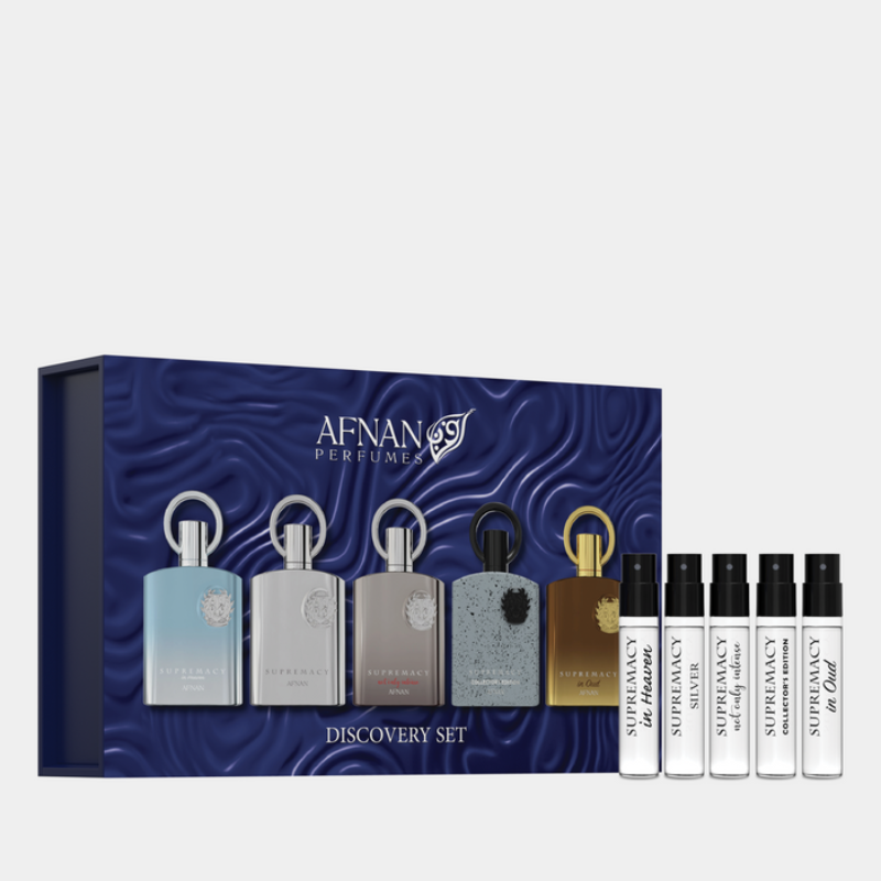 Afnan Supremacy Homme Series Discovery Perfumes Kit 5 X 2 ML Madina Gift