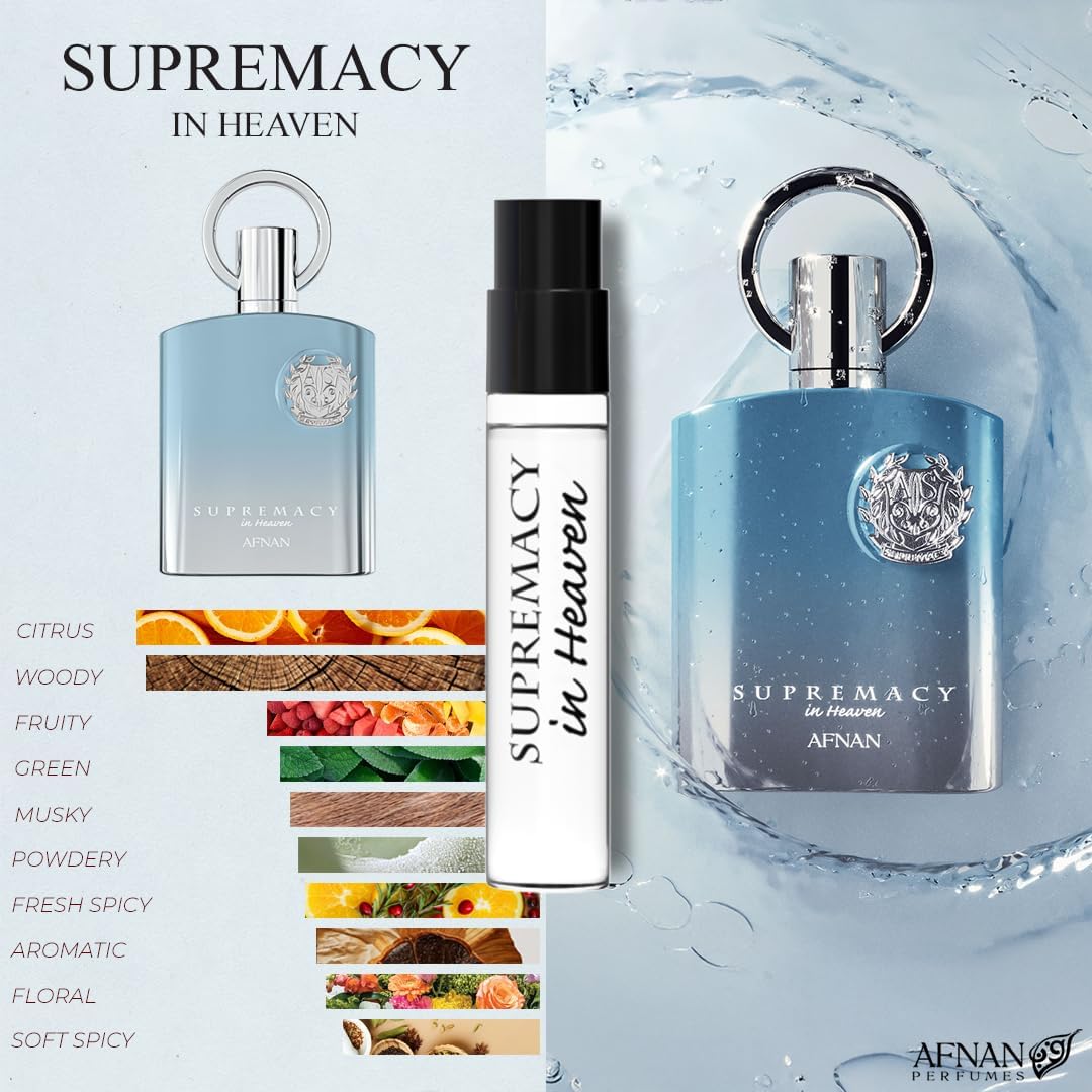 Afnan Supremacy Homme Series Discovery Perfumes Kit 5 X 2 ML Madina Gift