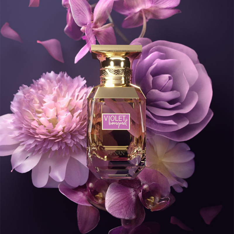 Afnan Violet Bouquet 80 ML Perfume For Women Madina Gift