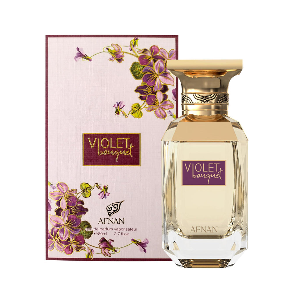 Afnan Violet Bouquet 80 ML Perfume For Women Madina Gift